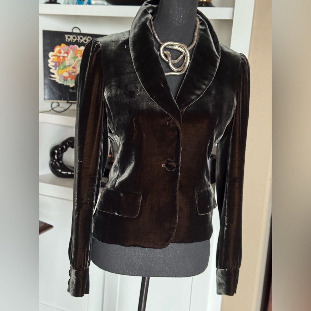 Halogen Silk Rayon Blend‎ Tailor Blazer